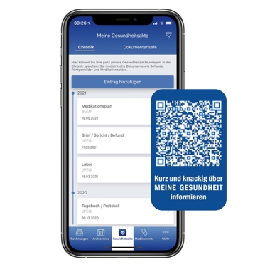 In Zukunft MEINE GESUNDHEIT: Ihre Informationen in der Gesundheitschronik